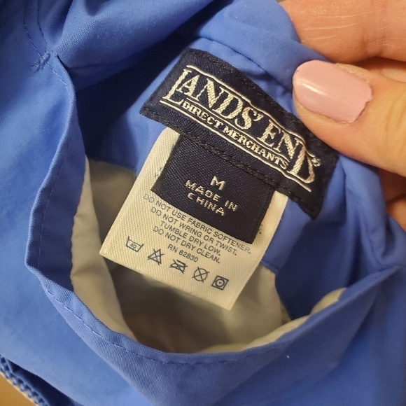 Lands' End Reversible Windbreaker Size Medium - Picture 8 of 8